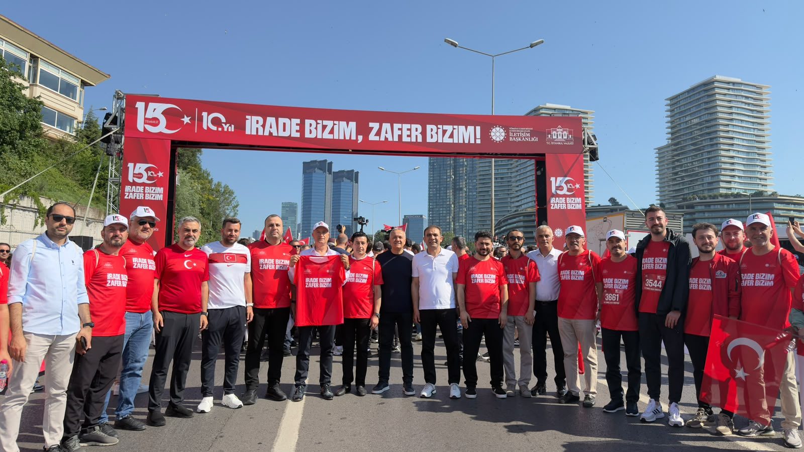 Serdar Orhan — 15 Temmuz anma yürüyüşü